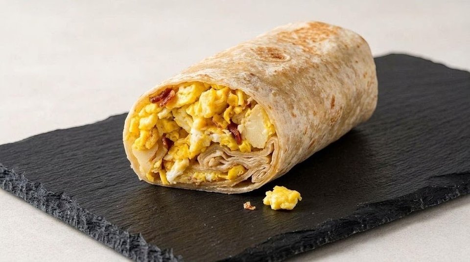 Breakfast plates and combination burritos listed